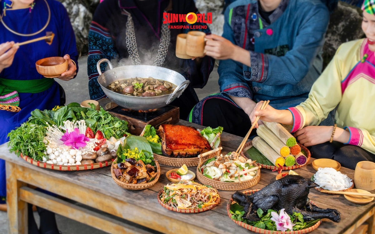 Trải nghiệm tinh hoa ẩm thực Tây Bắc tại Bản Mây 