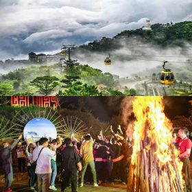 Combo Cáp Treo & Ẩm Thực Tối Bản Mây