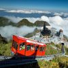 Vé Tàu Hoả Leo Núi Tuyến Đỉnh Chiều Lên