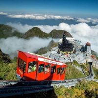 Vé Tàu Hoả Leo Núi Tuyến Đỉnh Chiều Lên