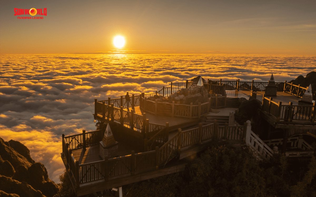 Nên đi Fansipan vào sáng hay chiều: Buổi chiều hoàng hôn