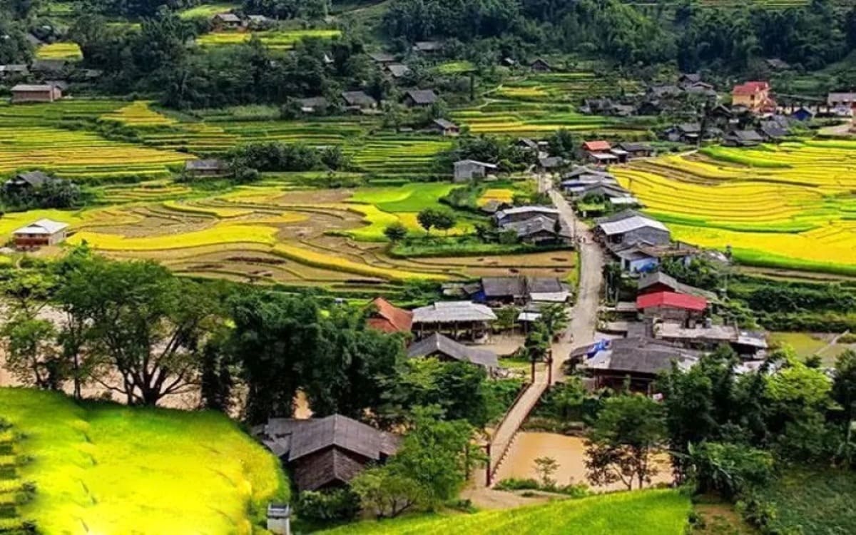 Checkin ruộng bậc thang ở Bản Tả Phìn Sapa