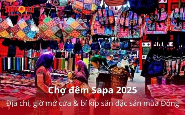 Chợ đêm Sapa 2026: Địa chỉ, giờ mở cửa & bí kíp săn đặc sản mùa Đông