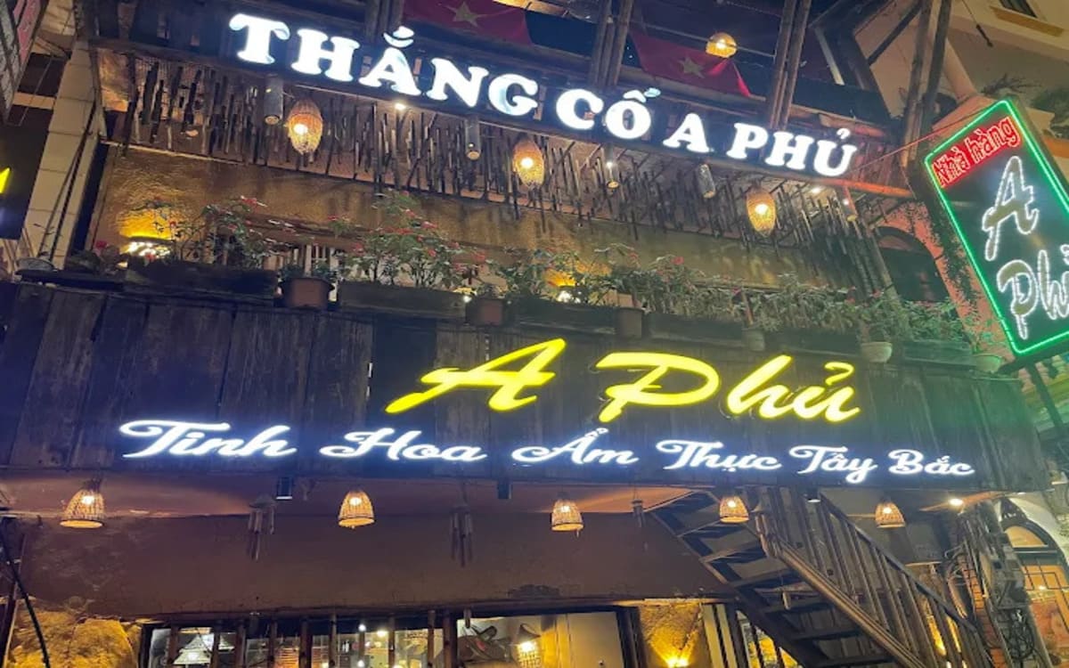 Nhà hàng A Phủ - Quán nướng Sapa đặc sản dân tộc