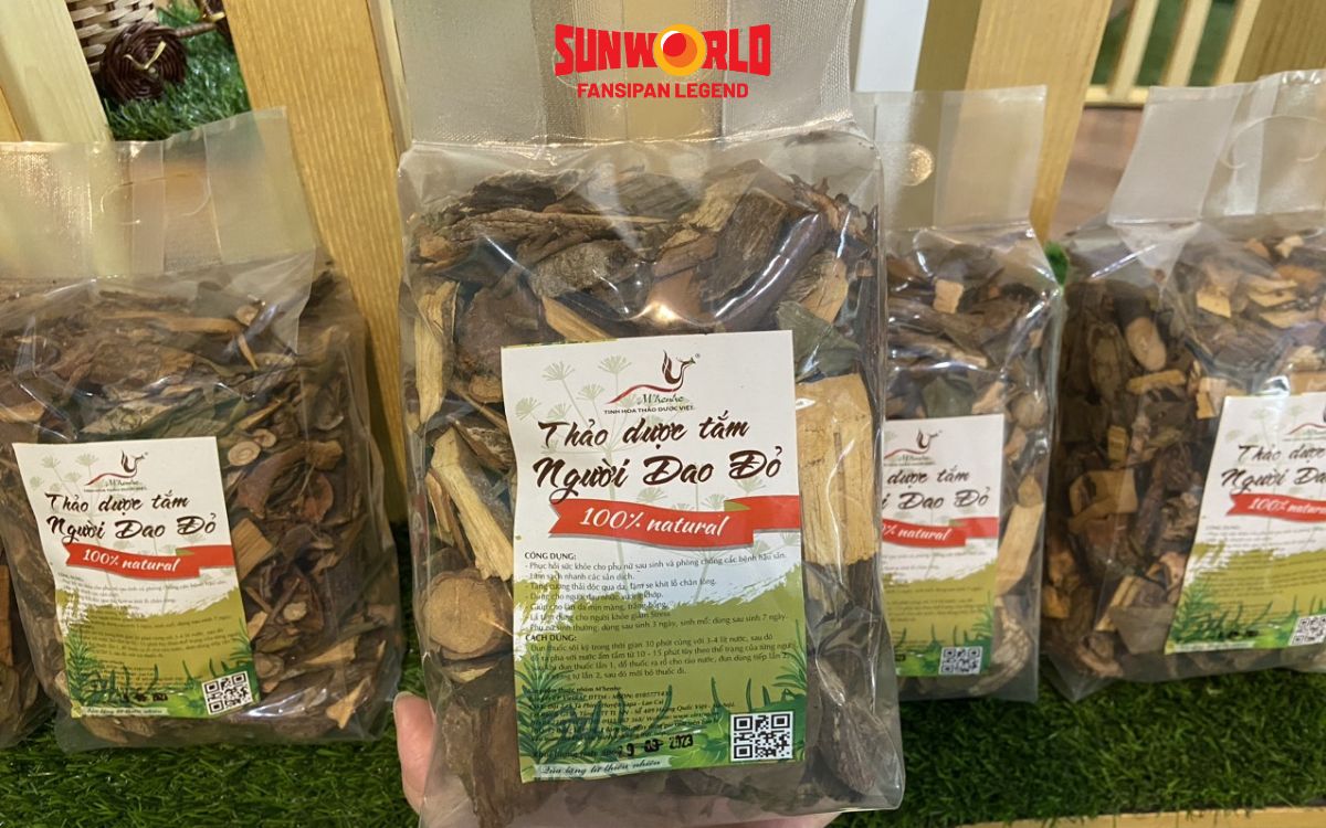 Thuốc tắm người Dao đỏ là món quà phù hợp biếu người lớn tuổi 